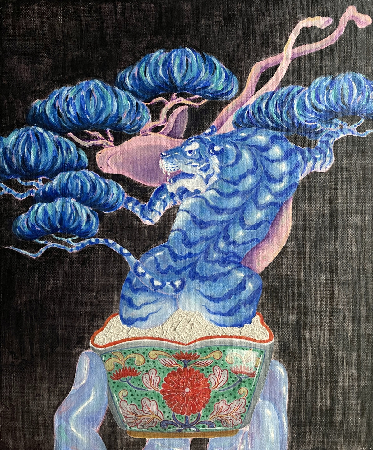 15_虎松之2 Tiger In Bloom｜張簡 士揚
